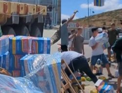 Video viral Warga Israel injak kardus Mie Instan Indonesia