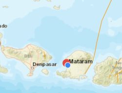 Gempa Bumi Magnitudo 2,8 Guncang Senggigi, Lombok Barat