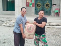 PT Semen Tonasa Bantu 200 Sak Semen untuk Pembangunan Masjid di Mappedeceng*