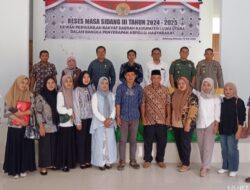 DPRD Luwu Utara Dapil V Gelar Reses Masa Sidang III di Kantor Kecamatan Sabbang Selatan.