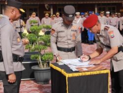 Kapolda Pimpin Sertijab Pejabat dan Kapolres Dilingkungan Polda Papua Tengah