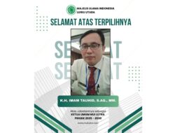 Aklamasi di Musda, K.H. Imam Tauhid Nahkodai MUI Luwu Utara 2025–2030