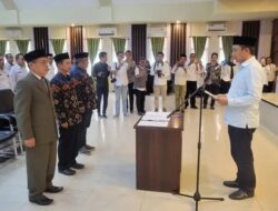 Pj Sekda dan Direktur Perumda Simpurusiang Luwu Utara dilantik.