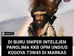 Dikepung Drone dan Pasukan TNI-Polri, Panglima OPM Undius Kogoya Tewas Tragis di Hutan Intan Jaya