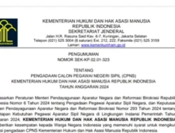 Resmi! CPNS Kemenkumham 2026 Dibuka untuk Lulusan SMA hingga Sarjana, Buruan Siapkan Berkas!