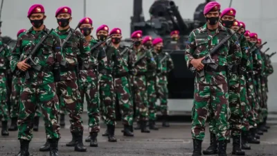 Apel prajurit TNI AL di Dermaga JICT II 1