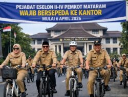 Efisiensi BBM, Pemkot Mataram Terapkan Kebijakan Pejabat Berangkat Kantor Naik Sepeda