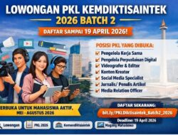 Lowongan PKL Kemdiktisaintek 2026 Batch 2 Dibuka, Mahasiswa Bisa Daftar hingga 19 April