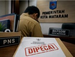 Cuma Absen Pagi dan Pulang, PNS Pemkot Mataram Akhirnya Dipecat!