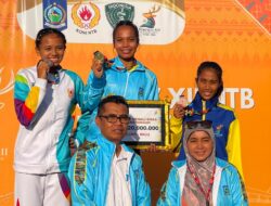 Iswatun Tembus Podium Tertinggi, Mahasiswi UNU NTB Raih Emas 400 Meter Gawang di Porprov XII NTB 2026