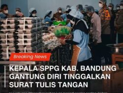 BREAKING NEWS | Kepala SPPG Kabupaten Bandung Ditemukan Tewas, Tinggalkan Surat Tulisan Tangan Berisi Permohonan Maaf